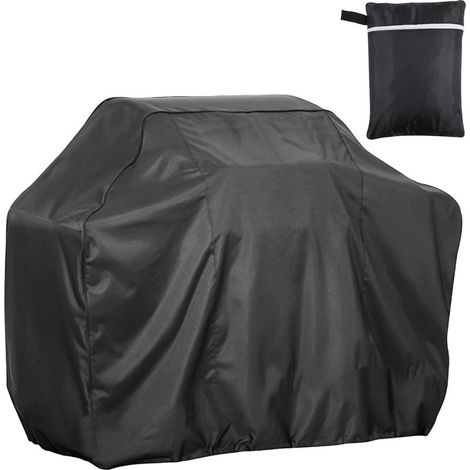 Bache Barbecue Exterieur, Housse Barbecue Campingaz Imperméable avec Cordon et Boucle pour Barbecue à Gaz, Grande Housses pour Barbecue, pour Éviter de Neige, Pluie et Saleté 14561117 cm (1/5)