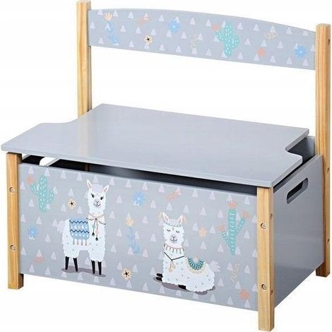 Kesper Spielzeugkiste weiß 60 x 34,5 x 56 cm