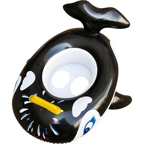FENOPLASTICABouée de natation bébé gonflable - Modèles animaux mignons, siège intégré, 0-5 ans (1/3)