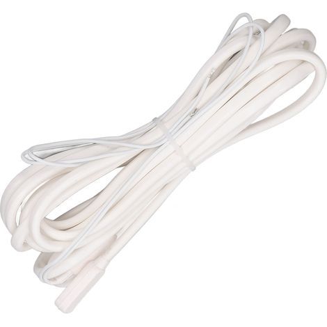 Câble chauffant anti-gel tuyau 5m caoutchouc silicone 200W 70℃ moulé intégré 220V dégivrage tube eau (1/5)