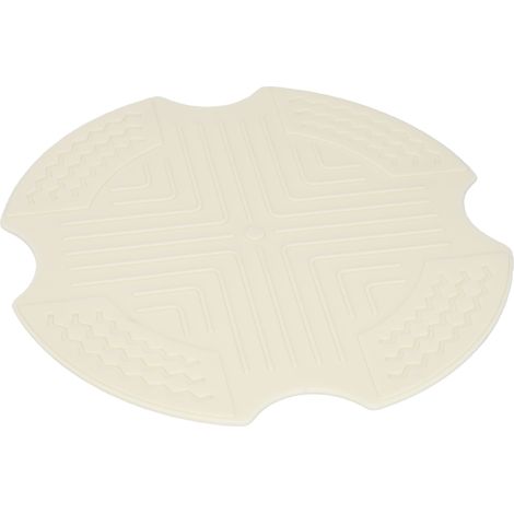 Tapis protecteur pour friteuse de cuisine, set isolant thermique beige (1/5)