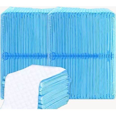 Almohadilla absorbente para orina de mascotas, almohadilla absorbente para orina de perros, pañal reforzado, pañal que inhibe el olor, accesorio para arenero de gatos (XL, 20 piezas, 6090 Economy) (1/3)