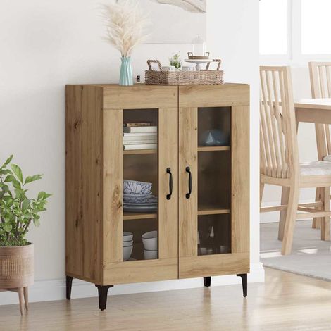 vidaXL Credenza Rovere artigianale 69,5 x 34 x 90 cm