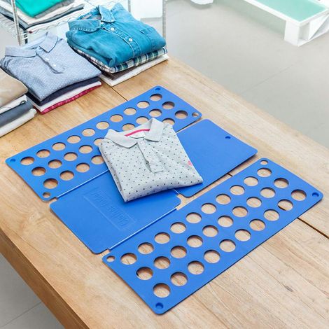 InnovaGoods Piegatore di Vestiti Pieghevole Blu