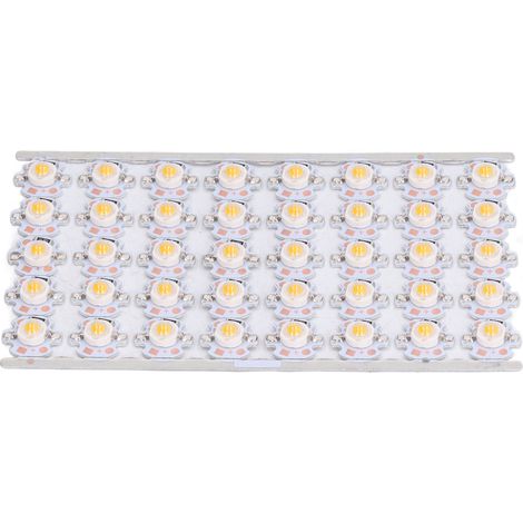 Ampoule LED à puce haute luminosité et économie d'énergie, avec plaque en aluminium, pour phares, éclairages de meubles et autres applications DIY (1 W, 12 V), lumière jaune. (1/5)