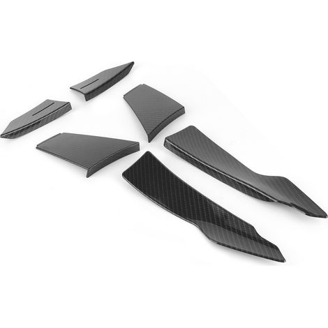 Paar Frontlippensplitter, Stoßstangen-Seitenfinnen, ABS-Karosseriespoiler, passend für 3er F80 M3 15-19 (1/5)