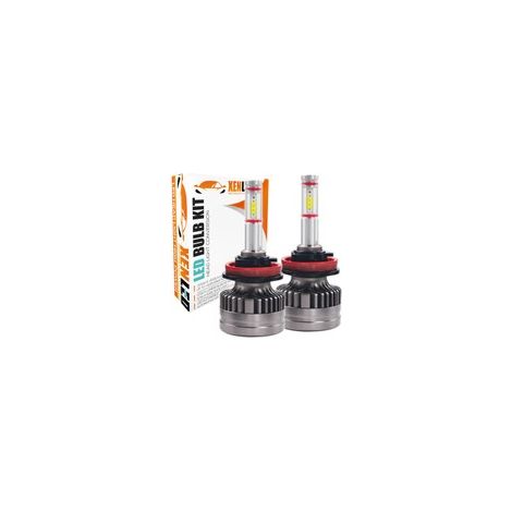 Kit Ampoules LED H8 H9 H11 XS9 60W 5200Lms Premium LED Pro - Design Lentille (1/5)