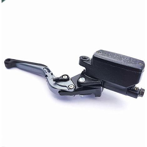 Pompe de frein supérieure pour moto CB400, petite moto de route japonaise Ninja 350, pompe de frein supérieure universelle CM300 VT250 (gris extensible) (1/5)