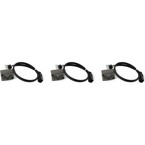 Trois électrovannes automobiles/électrovannes de pompe hydraulique compatibles avec les modèles Komatsu PC200-7, PC220-7 et PC200-8. (Contact : 702-21-57400, 7022157400) (1/5)