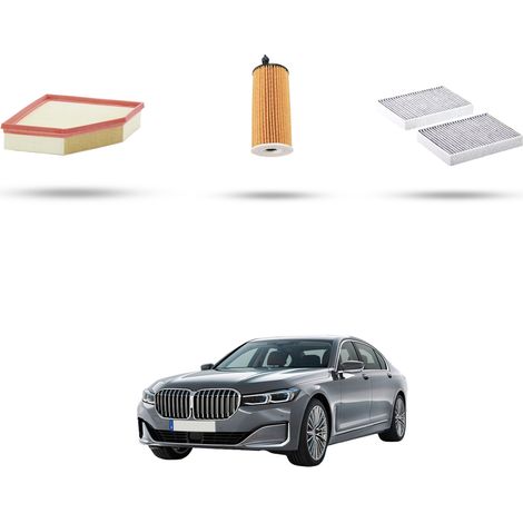 Kit tagliando 3 filtri compatibile con Bmw serie 7 (G11,G12) 740i 240kw dal 2016 (1/5)