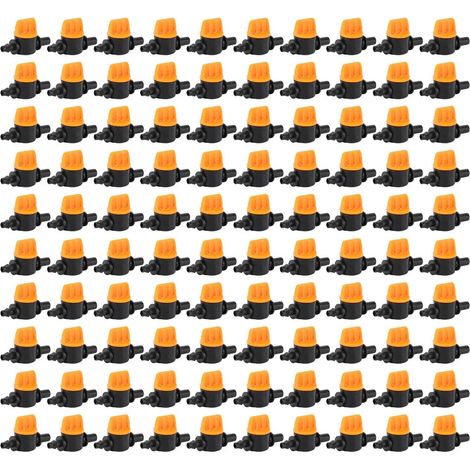 Vanne à embout cannelé pour mini-tuyau en PVC 4/7 4M, 100 unités (1/5)