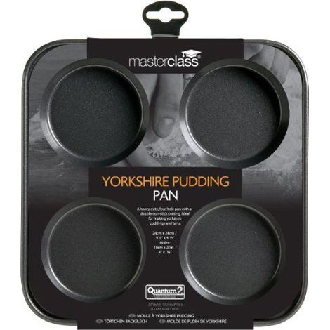 Master Class - Moule antiadhésif pour 4 Yorkshire puddings, couleur grise (1/2)