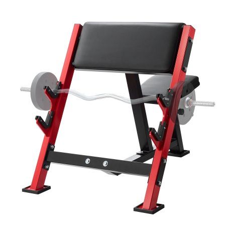 Banco de Curl Predicador, Bancos de Entrenamiento de Fuerza, Carga de 300 kg, Equipo de Fitness para Gimnasio en Casa, Estación de Bíceps con Mancuernas y Barra Aislada con Brazo Sentado (1/5)