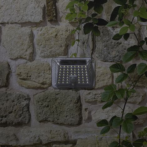 Luminaire Solaire - Je Cherche Une Idee - 90 Leds Cob - Détecteur De Mouvement - Blanc