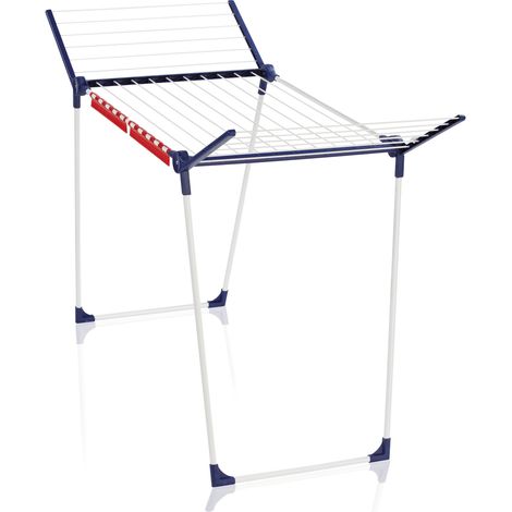 Leifheit – Séchoir sur pied 18m – Stable et solide – Hauteur 105 cm – Pour usage intérieur et extérieur – Barres anti-rouille