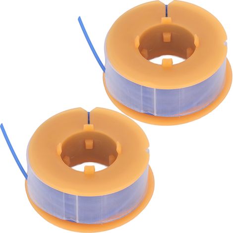Lot de 2 bobines de fil de coupe en nylon pour tondeuse à gazon, accessoires de rechange compatibles avec BOSCH ART 30 et ART 30FA (bleu). (1/5)