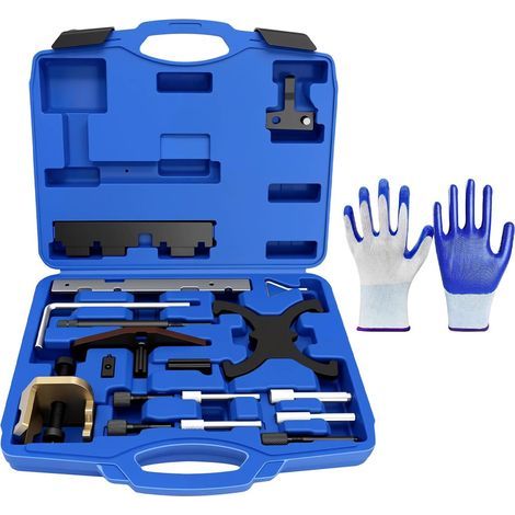 Kit d'outils de Calage d'arbre à Cames Moteur pour Ford 1,4 1,6 1,8 2,0 Di/TDCi/TDDi ECOBOOST 1,6 Ti-VCT 1,5/1,6 VVT 2,3L 2,5L, Calage Arbre à Cames (1/5)