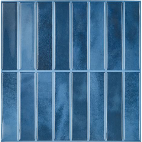 Lot de 5 Carreaux de Crédence 3D Autocollants (25x25 cm) - Panneaux Muraux Imperméables Autoadhésifs pour Cuisine et Salle de Bain, Installation Facile (1/5)