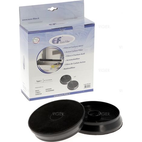 Lot 2 filtres à charbon Hotpoint Ariston Scholtes C00090937 C00090937 Scholtes (1/4)