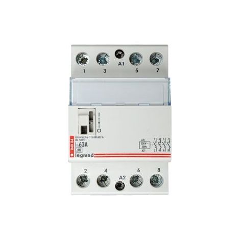 Contacteur silencieux CX3 63 A 4 contacts à fermeture