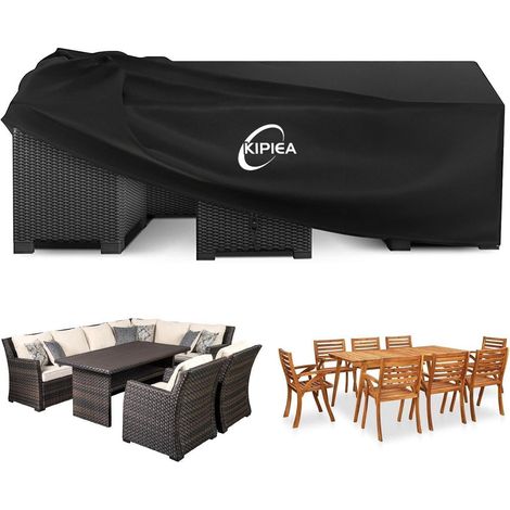 Abdeckung Gartenmöbel 250x210x90cm, Wasserdicht, Winddicht, UV-Schutz, 420D Oxford (1/5)