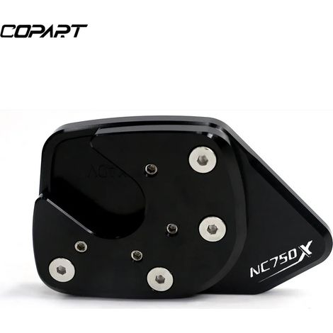 (14-20 noir) Compatible avec HONDA NC750X DCT NC 750X NC750 X 2014-2023 XADV 750 X-ADV750. Support de béquille latérale, plaque, extension, maxpower (1/4)