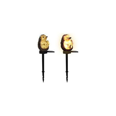 Lampe solaire avec hérisson pour éclairage de jardin (1/5)
