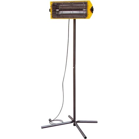 Master Hall 1500 Infrarot-Heizlampe mit Stativstange