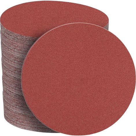 Schleifpapier 150mm Klett 400 Körnung für Exzenterschleifer, 50 Stück (1/5)