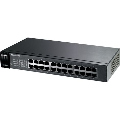 Switch ZyXEL 24x FE ES1100-24E Metall