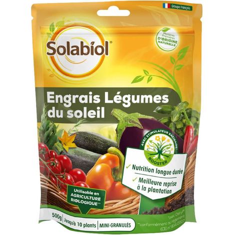 Engrais légumes du soleil - 500g (1/2)