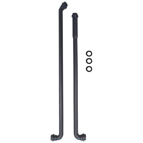 2 PZ TUBI DA INCASSO PER CASSETTA ALTA CON OR- Diam. 30- CR- pezzi 1
