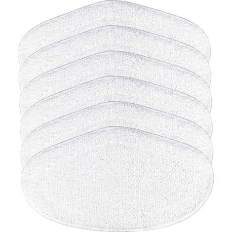 6 wiederverwendbare Mopppads als Ersatz für die Vaporetto Vaporforce Bürste (PAEU0332), waschbare Ersatzmopps für die Polti Vaporetto Vaporforce Bürste (6 Stück für Polti) (1/5)