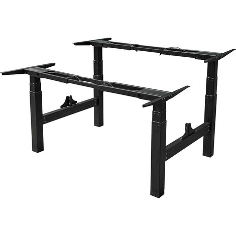 Soporte de escritorio duo - Doble motor - Negro (1/3)