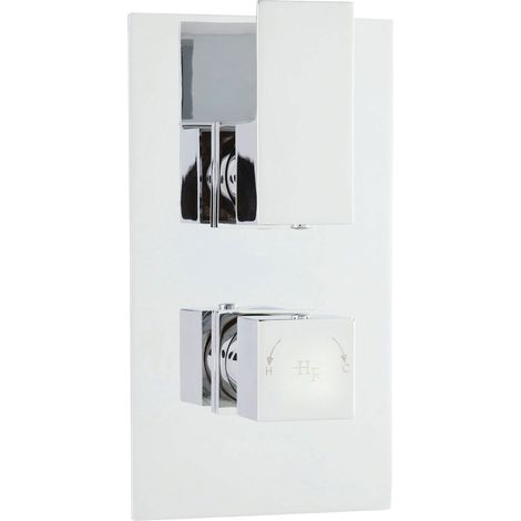 Hudson Reed Art Concealed Shower Valve Dual Handle - Chrome (1/3)