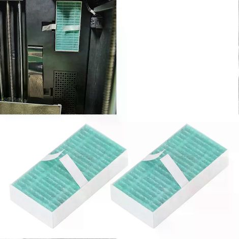 Lot de 2 filtres à air de rechange pour imprimante 3D FlashFOR ge Adventurer 5M, à charbon actif et haute efficacité pour la filtration des particules. (1/4)