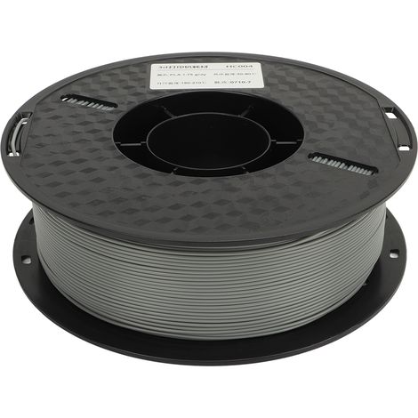 Filament PLA 1,75mm gris 340m, bobine pour impression 3D, sous vide, haute précision (1/5)