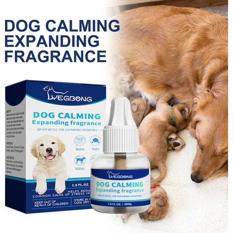 Pet mood-regulating solution to soothe and calm cats and dogs, reducing anxiety and restlessness -- 48ml (1/5)
