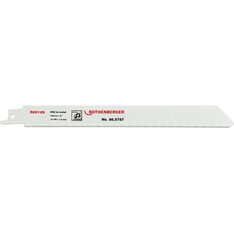 ROTHENBERGER ROTIGER HOJA DE SIERRA HSS-BI CON VÁSTAGO UNIVERSAL (PAQUETE DE 5) - 865796