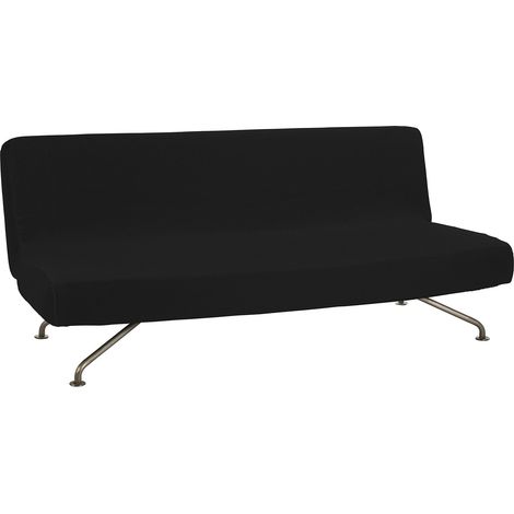 Housse de canapé clic clac, modèle 39x60x6 cm Noir (1/4)
