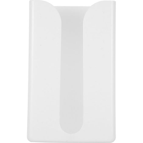 Capacity White Plastic Adhesive Toilet Paper Box with Wall