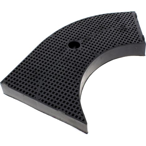 FILTRE CHARBON ACTIF 1/2 LUNE POUR HOTTE WHIRLPOOL - 481248048134 (1/3)