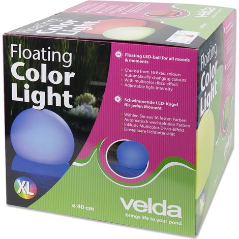 Velda Floating Color Light LED-Schwimmkugel XL Ø 40cm 123456 (1/5)