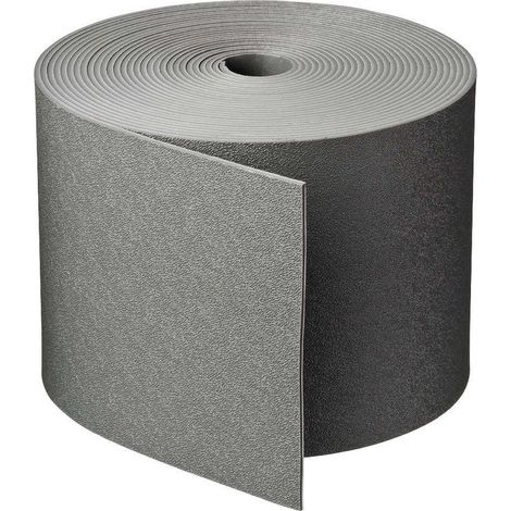 Bordure de jardin en plastique gris 15 cm de haut - Rouleau 10