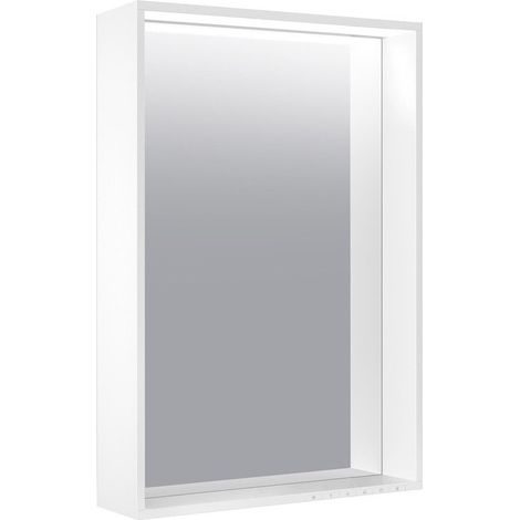 Rétroviseur KE Lichtspiegel X-Line 33298, avec chauffage de miroir, inox, 460x850x105mm