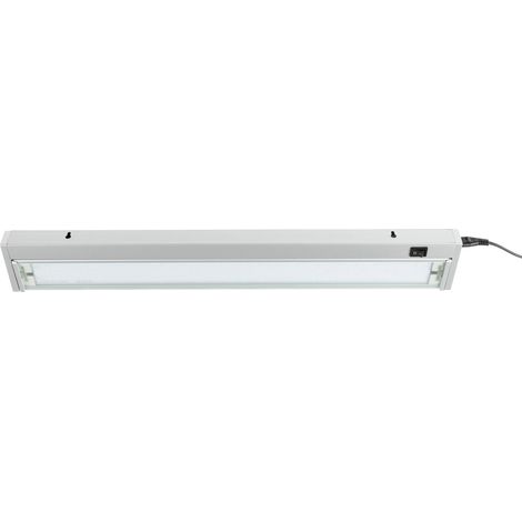 Heitronic Miami Éclairage LED pour meuble LED 10 W blanc chaud argent (1/4)