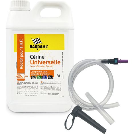 Bardahl – Additif FAP cérine universelle 3L pour véhicules diesel – Favorise régénération filtre à particules – Réduit émissions polluantes (1/2)