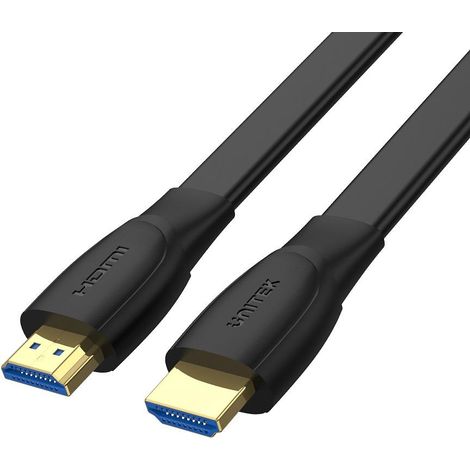 Cavo HDMI Unitek C11063BK-2M ad alta velocità 2.0, 4K 60Hz, piatto, 2 m (1/5)