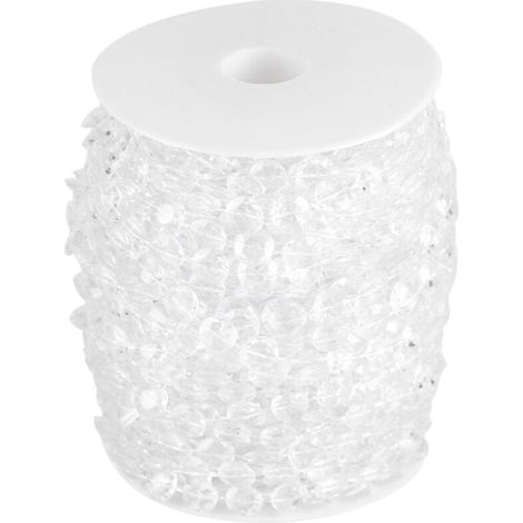Rideau de Perles en Cristal Acrylique Diamant 30M pour Décoration de Mariage DIY (1/5)