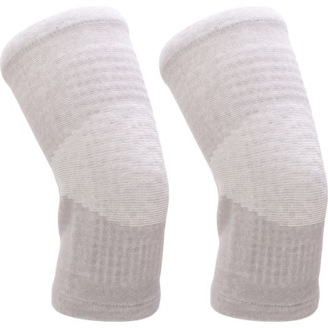 Lot de 2 genouillères élastiques, respirantes et absorbant la transpiration, idéales pour le sport, la course à pied et les squats. Poids : 40-52,5 kg / 88,2-115,7 lb (1/5)